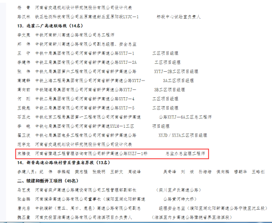 喜報！河南交科院檢驗檢測認(rèn)證有限公司、河南省豫通工程管理咨詢有限公司獲河南省交通運輸廳通報表揚